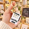 Máquina Frutera de Dibujos Animados Nueva y Creativa Oso Panda Puede Jugar Llavero Bolsa de Premios Linda Colgante de Joyería Regalo