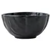 Tigelas de arroz criativas minimalistas em cerâmica preto e branco estilo japonês, adequadas para uso doméstico, em hotéis e comercial, disponíveis para atacado, esteticamente agradáveis e projetadas como um conjunto para casal com motivo de folha de lótus