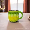 Taza de Resina Creativa Linda con Forma de Fruta para Mascotas Transfronteriza Taza Creativa Taza Naranja Taza de Calabaza Europea y Americana para Oficina