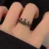 Anillo Punk de Dedo Índice con Forma de Insecto Estilo Palacio Retro, Súper Hada, Anillo de Oro Versátil