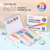 Pluma de Pintura Acrílica Tridimensional Fruta Azul, Bolígrafo de Gel de Color Apilable para Estudiantes, Graffiti Dibujado a Mano para Niños, Venta Caliente Transfronteriza