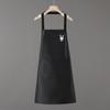 Delantal Impermeable 2026 para Uso en Cocina, Resistente al Aceite, Adulto, Moderno, Sin Mangas, Ropa de Trabajo para Catering, Estampado de Logo, Cuello Halter Sencillo