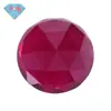 Huagang Gems Plato Triangular Redondo de Fondo Plano 185 # Rosa Nano Corte Pan-Style Cara de Anillo Piedra Suelta