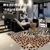 Tapete luxuoso e de alta qualidade para sala de estar, novo modelo 2026, tapete para sofá e mesa de centro, tapete de cabeceira para quarto, tapete de piso de grande área com cobertura total