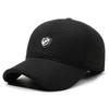 Sombreros de Otoño e Invierno para Hombres de Mediana Edad y Mayores, Gorras de Béisbol con Visera Gruesas de Terciopelo para Exteriores, Gorras de Béisbol Simples Casuales con Protección para los Oídos y a Prueba de Frío
