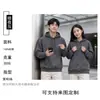 Coletes finos com capuz de algodão 350G para outono e inverno, camisetas publicitárias com logotipo personalizado, macacões empresariais, roupas para aulas em grupo, impressão