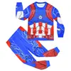 Conjunto de Dos Piezas de Manga Larga con Estampado Digital del Capitán América de los Vengadores Nuevos para Niños Mayores 7825