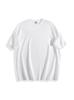 Camiseta de Algodão Puro Tamanho Real Fabricação Doméstica Americana Entrega Direta da Fábrica Cor Sólida Ombro Caído Manga Curta Estampa Digital Peso Pesado Absorvente de Suor e Respirável