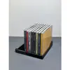 Estante para Discos CD Set de 12 Piezas Caja de Almacenamiento para Discos DVD Soporte de Exhibición Álbum de Almacenamiento de Escritorio para CD Estuche para Discos DVD