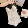 Nuevo vestido camisola floral de estilo dulce y puro deseo, camisón sexy con copas, ribete de encaje, vestido de noche bodycon ajustado