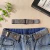 Cinto Preguiçoso Calças Femininas Artefato de Ajuste de Cintura Jeans Encolhimento Fivela Cintura Justa Calças Pequenas Cinto Justo