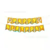 Bandera de Dibujos Animados Más Vendida de Amazon Decoración de Fiesta Bandera de Cola de Pez Bandera con Letras Bandera Cuadrada Banner Decoración de Fiesta