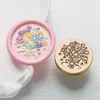Nuevo producto para agosto: Sellos de Cera Serie Bouquet, creativos y lindos, para journaling y sellado de sobres, cabezales de sello de latón macizo, venta al por mayor