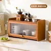 Suporte de Copos de Cozinha Prateleira de Armazenamento de Copos Aparador de Mesa Copos de Água Copos de Café Mesa de Jantar Bancada Armário de Armazenamento à Prova de Poeira
