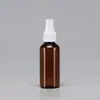 Botella de Spray Pequeña Transparente de 50 ml, Botella de Spray de Perfume Cosmético, Botella de Spray Pequeña de Plástico