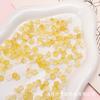 Miçangas de Flor Pequena em Acrílico, Miçangas Douradas, Colar DIY Feito à Mão, Pulseira, Brincos, Materiais e Acessórios para Joias