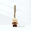 Lindo Colgante Llavero Oso Peluche Capa Muñeco Colgante Bolso Llavero Decoración Mochila Colgante Cordón