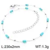 Accesorios de Verano, Joyería Transfronteriza, Estilo Bohemio, Cuentas de Colores, Pulseras de Espiga de Trigo con Goteo de Aceite, Tobilleras de Playa para Mujer