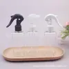 Botella pulverizadora cuadrada blanca de 200 ml Botella pulverizadora de alcohol marrón Botella pulverizadora de ratón pequeño de 200 ml Botella pulverizadora transparente para regar plantas