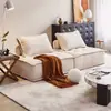 Sofá Bloco de Tofu, Couro Genuíno, Estilo Minimalista Italiano, Apartamento Pequeno, Sala de Estar de Piemonte, Módulo de Combinação de Sofá Quadrado de Couro