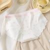 Calzones de seda de hielo para mujer, gran cantidad de stock, entrepierna de algodón para mujer, cintura, niñas, transpirables, niñas japonesas, alto valor para mujer
