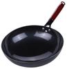 Wok Cuidadosamente Selecionado, Panela de Ferro com Gálio, Wok de Fundo Redondo, Wok de Cozinha, Fogão a Gás, Não Gruda Facilmente, Panela de Ferro Doméstica Sem Revestimento