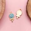 1 Azul Lago Sereia Pirulito Gatinho Pingente Pulseira Acessórios Feito à Mão DIY Joias Pingente de Liga