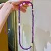 Pulsera de Plata 925 con Diseño de Amatista Natural, Perla de Agua Dulce y Citrino Limón, Pulsera de Múltiples Círculos