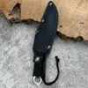 Cuchillo Recto Multifuncional para Exteriores, Cuchillo para Fruta Casero, Cuchillo de Supervivencia para Camping de Alta Dureza, Herramienta Portátil de Supervivencia y Defensa Personal