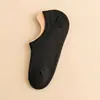 Calcetines para Zapatos de Barco, Algodón Puro, Corte Bajo, Calcetines Finos de Verano, Calcetines Cortos, Calcetines Invisibles Antideslizantes de Silicona para Primavera y Verano, Modernos