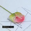 Ramo de flores artificiales de anturio con tacto realista impreso en 3D para decoración de escenas, anturios de alta gama para bodas, flores artificiales
