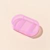 Caja de pastillas pequeña portátil mini al por mayor de 3 compartimentos, caja de almacenamiento transparente abatible, caja de pastillas de plástico para subenvasado, admite impresión de logotipo