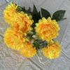 Buquê Artificial Pequeno de Lírio D'água com 6 Pontas Decoração para Casa Salão Budista Flor de Lótus Artificial Flor Falsa Flor de Seda Exportação Floral Atacado