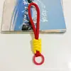 Lanyard de Bloqueo de Color Dopamina Trenzado Llavero Corto Colgante Cuerda para Asa de Termo Lanyard para Teléfono Tejido a Mano