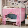 Mosquiteiro para Dormitório de Estudante, Cobertura de Mosquiteiro Espessa e Criptografada para Beliches Superiores e Inferiores, Dormitório Escolar e de Obra, Cama de Solteiro 90X190