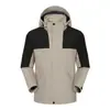 Chaqueta de plumas 3 en 1 personalizada para hombre y mujer con forro interior, ropa de montaña para exteriores a prueba de viento, impermeable y resistente al desgaste con diseños estampados y bordados