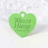 Colgante de Corazón Colorido Electroplateado Doble Cara Llavero de Cuentas Hecho a Mano DIY Forma de Corazón Cadena para Teléfono Colgante para Coche Accesorios Decorativos