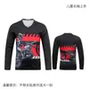 Camisa de downhill infantil personalizada de manga comprida para ciclismo, respirável, para bicicletas de equilíbrio, mountain bikes e bicicletas dobráveis, proteção solar, roupa casual para ciclismo