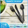 Cuchillo, Tenedor, Cuchara de Almidón de Maíz Personalizados de 6 pulgadas, Servilleta de Papel, Juego de Tres Piezas, Juego de Cuatro Piezas, Bolsa Desechable para Cubiertos, Para Llevar Biodegradable