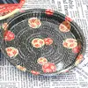 10 Juegos de Cajas Redondas Desechables para Sushi con Tapas, Platos para Sashimi, Cajas Redondas Pequeñas, Medianas y Grandes para Empaquetar Sushi