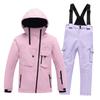 Ruiyan Nuevo Traje de Esquí para Niños Traje Grueso Cálido para Exteriores Cortavientos Impermeable Resistente al Desgaste Traje de Esquí para Niños y Niñas