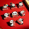 Broche de Panda Estilo Chinês para Temporada de Formatura, um Símbolo de Sucesso nos Exames, Insígnia Inspiradora para Exame de Admissão à Faculdade, Presente para Estudante