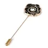 Broche Masculino Estilo Coreano, Broche Vintage, Pin Pequeño para Traje, Broche Decorativo, Broche de Flor de Camelia, En Stock