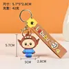 Nuevo Llavero de PVC Llavero de Tela 3D Colgante Cadena para Colgar en Bolsa de Dibujos Animados Personalizado