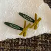Pinza de Pelo de Terciopelo con Lazo para Niña Coreana Pinza Lateral Dulce Elegante Pinza Bb Pinza para Flequillo Pin Nuevo Otoño e Invierno