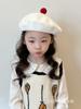 Outono Estilo All-match Design Sense Infantil Boina Feminino Primavera e Outono Estiloso Chapéu de Pintura Estilo Coreano Moda Belle Hat