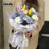 Tang De 40g Huamanzhu Papel de Regalo con Flores Impresas de Algodón Leche Tienda de Flores Florales Material de Empaque para Flores DIY