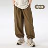 Pantalones Antimosquitos de Diseño ZYZ para Niños Verano 2024 Pantalones Finos para Niños Color Sólido Casual para Casa Pantalones de Pierna Ancha