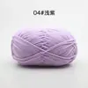 Venta al por mayor Bola de Hilo de Algodón Peinado de Leche de 4 Cabos Hilo para Bebé Hilo para Sombrero Bufanda Infantil Hilo para Tejer a Mano DIY