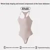 Corsé Moldeador Transfronterizo con Abertura en la Entrepierna, Faja Levanta Glúteos, Ropa Interior tipo Camisola, Pantalones con Botones para Control Abdominal, Faja de Alta Elasticidad